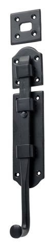 Tradco TRA1873 Tower Bolt Iron Matt Black H175xw40mm