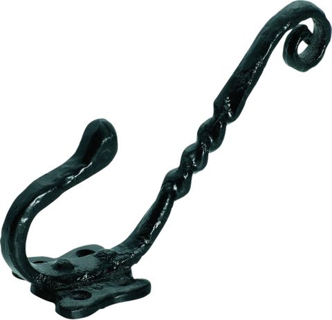 TRADCO HAT & COAT HOOK IRON OLD ENGLISH H145XP85MM