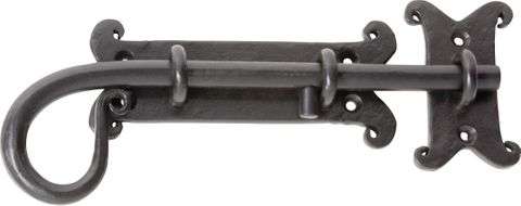 TRADCO SLIDE BOLT IRON MATT BLACK L200MM