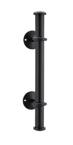 Tradco TRA1922 Pull Handle Bar Iron Matt Black H420xp92mm