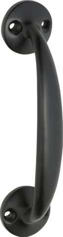 TRADCO CABINET PULL HANDLE TELEPHONE MATT BLACK L125XP35MM