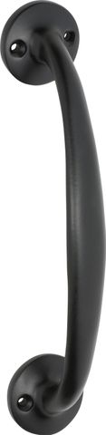 TRADCO CABINET PULL HANDLE TELEPHONE MATT BLACK L187XP45MM