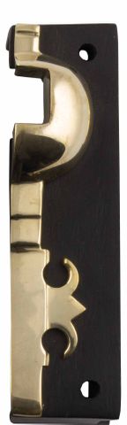 TRADCO RIM LOCK BOX KEEPER LEFT HAND UNLACQUERED BRASS MB