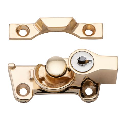 Tradco TRA20310 Sash Fastener Locking Wide Base Zinc Alloy Eb