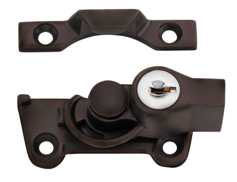 TRADCO SASH FASTENER LOCKING WIDE BASE ZINC ALLOY AB