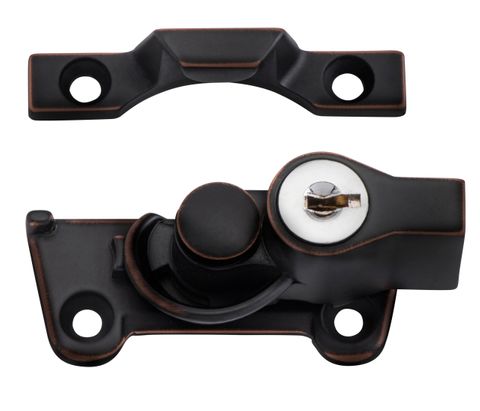 TRADCO SASH FASTENER LOCKING WIDE BASE ZINC ALLOY AC