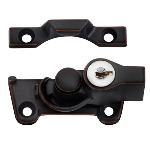Tradco TRA20312 Sash Fastener Locking Wide Base Zinc Alloy AC