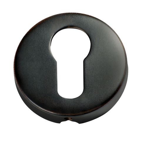 Tradco TRA2041 Escutcheon Sheet Brass Euro Antique Copper D50xp10mm