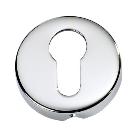 Tradco TRA2042 Escutcheon Sheet Brass Euro Chrome Plated D50xp10mm