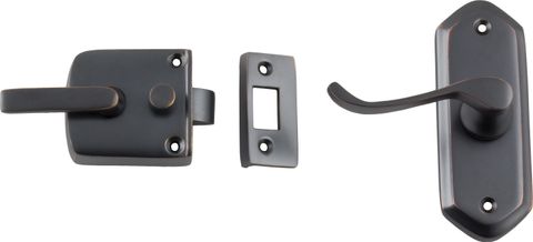 TRADCO SCREEN DOOR LATCH LEFT HAND EXTERNAL AC