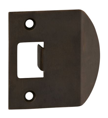 Tradco TRA2092 Tube Latch Striker Universal EXTERNAL 'd' Antique Brass