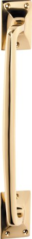 TRADCO PULL HANDLE CLASSIC OFFSET UNLACQUERED PB