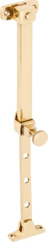 TRADCO CASEMENT STAY TELESCOPIC PIN UNLACQUERED PB