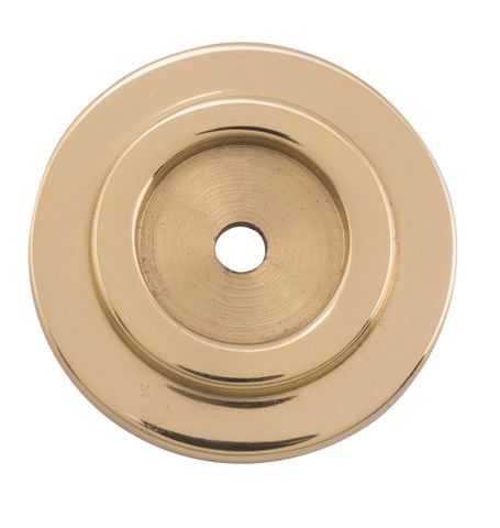 Tradco TRA21388 Backplate For Domed Cupboard Knob Unlacquered PB