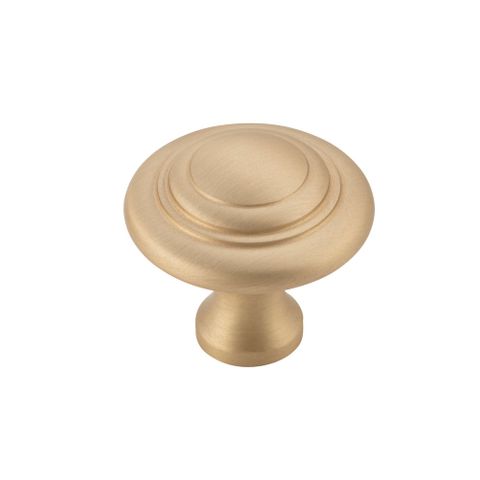 Tradco TRA21392 Cupboard Knob Domed Unlacquered Satin Brass D32xp29mm
