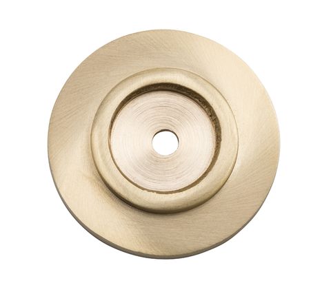 TRADCO BACKPLATE FOR DOMED CUPBOARD KNOB UNLACQUERED SB