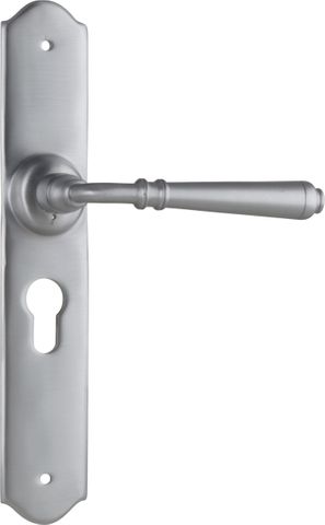 TRADCO DOOR LEVER REIMS EURO PAIR SATIN CHROME
