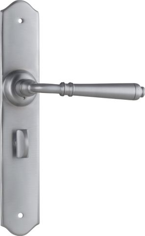 TRADCO DOOR LEVER REIMS PRIVACY PAIR SATIN CHROME