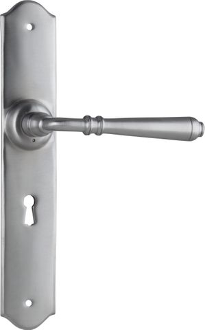 TRADCO DOOR LEVER REIMS LOCK PAIR SATIN CHROME
