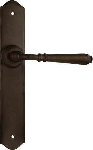 TRADCO DOOR LEVER REIMS LATCH PAIR ANTIQUE BRASS