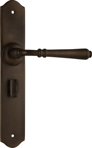 TRADCO DOOR LEVER REIMS PRIVACY PAIR ANTIQUE BRASS