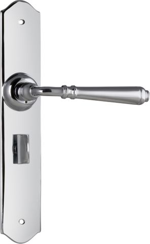 TRADCO DOOR LEVER REIMS PRIVACY PAIR CHROME PLATED