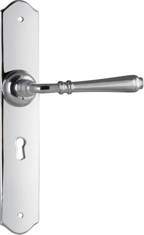 TRADCO DOOR LEVER REIMS LOCK PAIR CHROME PLATED