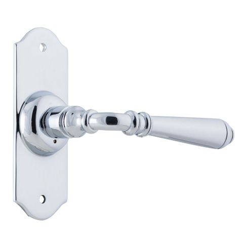 Tradco TRA0779 Door Lever Reims Latch Pair Chrome Plated