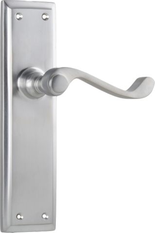 TRADCO DOOR LEVER MILTON LATCH PAIR SATIN CHROME