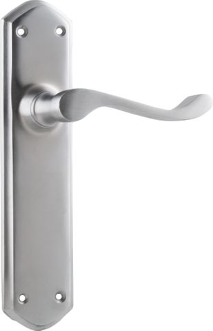 TRADCO DOOR LEVER WINDSOR LATCH PAIR SATIN CHROME