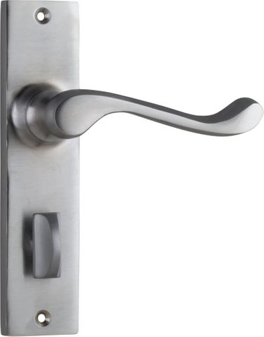 Tradco TRA0897P Door Lever Fremantle Privacy Pair Satin Chrome