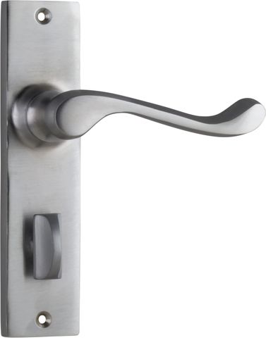 TRADCO DOOR LEVER FREMANTLE PRIVACY PAIR SATIN CHROME