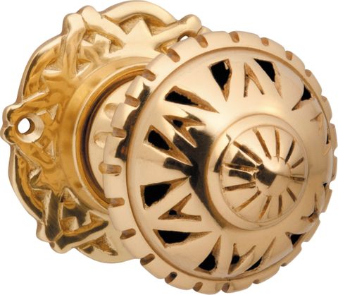 TRADCO FILIGREE MORTICE KNOB SET