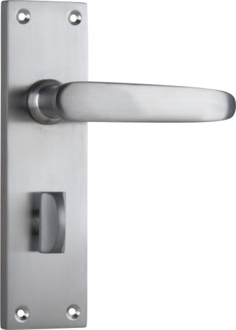 TRADCO DOOR LEVER BALMORAL PRIVACY PAIR SATIN CHROME