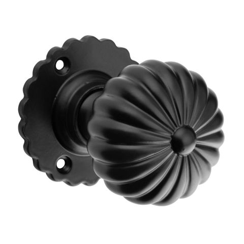 Tradco Fluted Mortice Knob Set