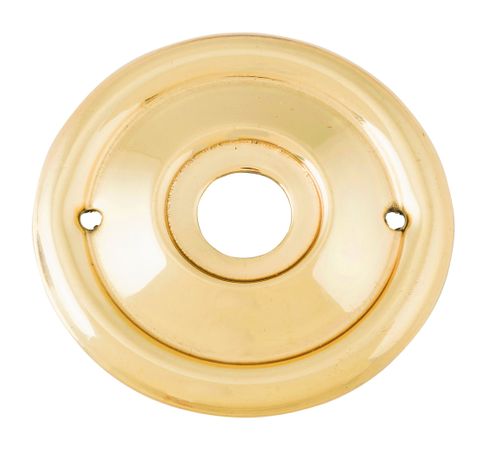 TRADCO BACKPLATE FOR MILLED EDGE MORTICE KNOB PAIR PB D46MM