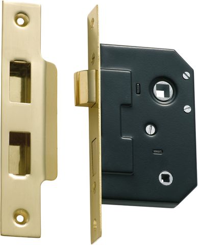 TRADCO PRIVACY MORTICE LOCK 44MM BACKSET