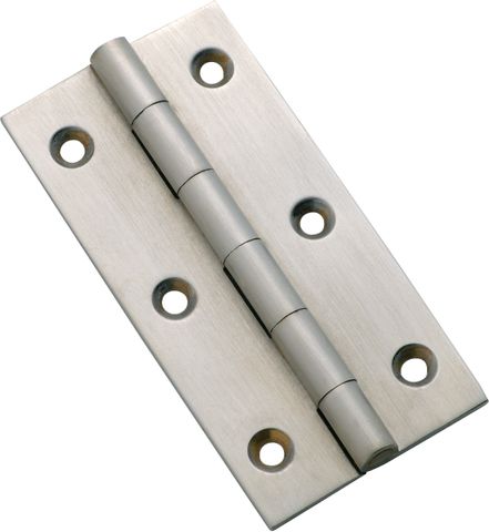TRADCO CABINET HINGE FIXED PIN SATIN CHROME H76XW41MM