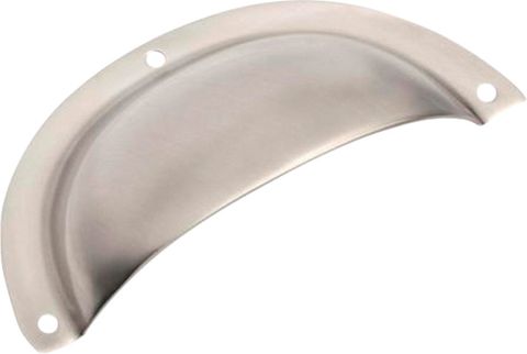 TRADCO DRAWER PULL SHEET BRASS CLASSIC SATIN NICKEL