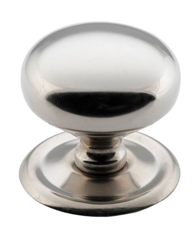 Tradco TRA3149 Cupboard Knob Classic Satin Nickel D38xp36mm