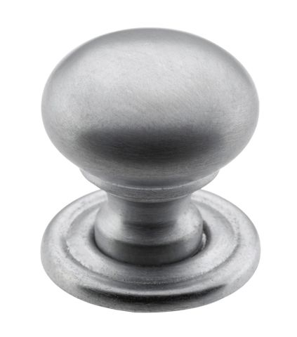 Tradco TRA3150 Cupboard Knob Classic Satin Chrome D19xp20mm