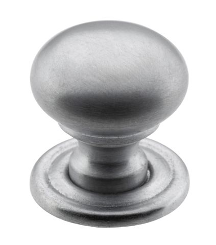 TRADCO CUPBOARD KNOB CLASSIC SATIN CHROME D19XP20MM