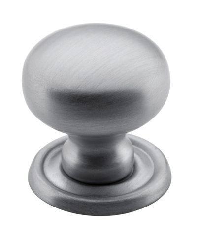 Tradco TRA3151 Cupboard Knob Classic Satin Chrome D25xp28mm