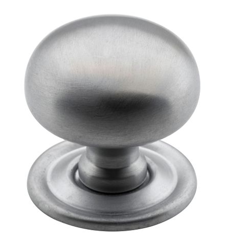 Tradco TRA3152 Cupboard Knob Classic Satin Chrome D32xp32mm