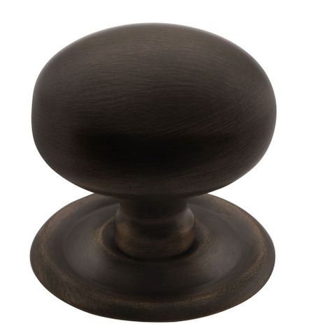 Tradco TRA3253 Cupboard Knob Classic Antique Brass D38xp36mm