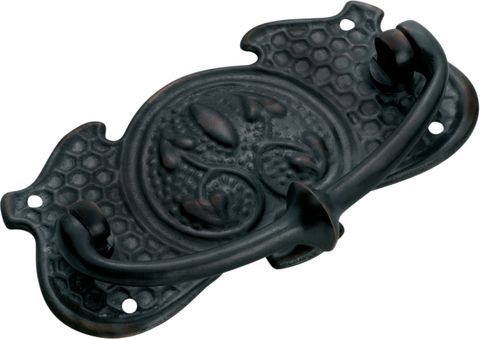 TRADCO CABINET PULL HANDLE SHEET BRASS NOUVEAU AC