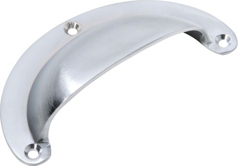 TRADCO DRAWER PULL CLASSIC LARGE SATIN CHROME L100XH40MM