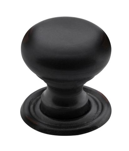 Tradco TRA3654 Cupboard Knob Classic Antique Copper D19xp20mm
