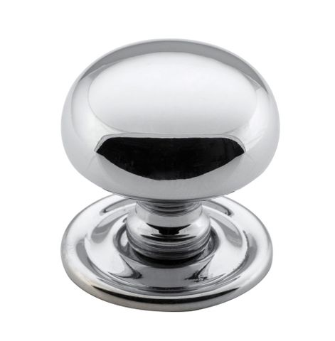 Tradco TRA3660 Cupboard Knob Classic Chrome Plated D32xp32mm