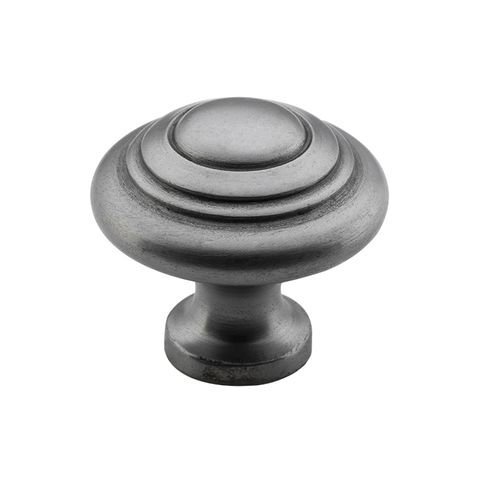 TRADCO CUPBOARD KNOB IRON DOMED POLISHED METAL D32XP29MM
